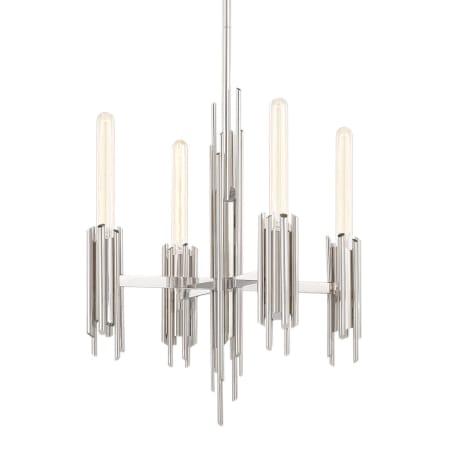 A large image of the Alora Lighting CH335019 Polished Nickel