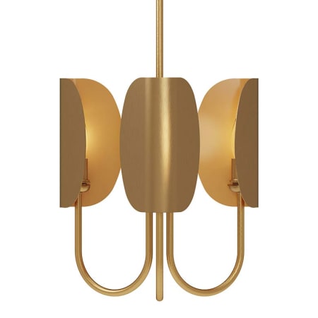 A large image of the Alora Lighting CH450715 Aged Gold