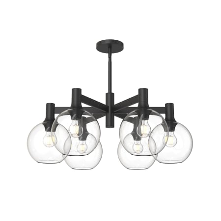 A large image of the Alora Lighting CH506230CL Matte Black