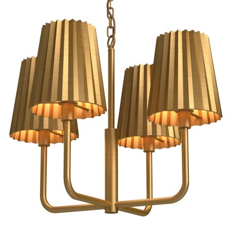 A large image of the Alora Lighting CH528423 Aged Gold