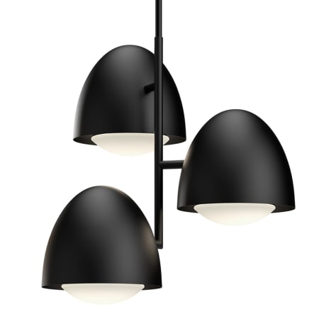 A large image of the Alora Lighting CH529024OP Matte Black