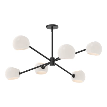 A large image of the Alora Lighting CH548637OP Matte Black