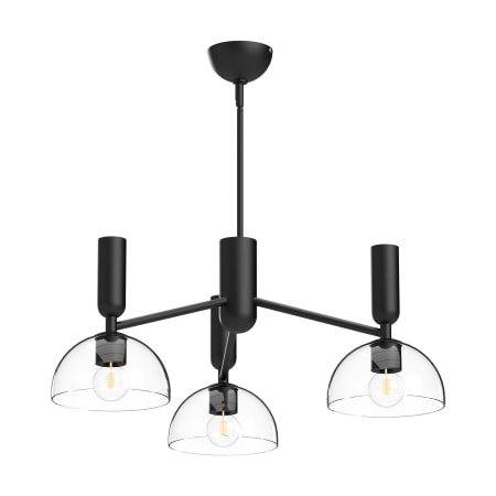 A large image of the Alora Lighting CH563335CL Matte Black