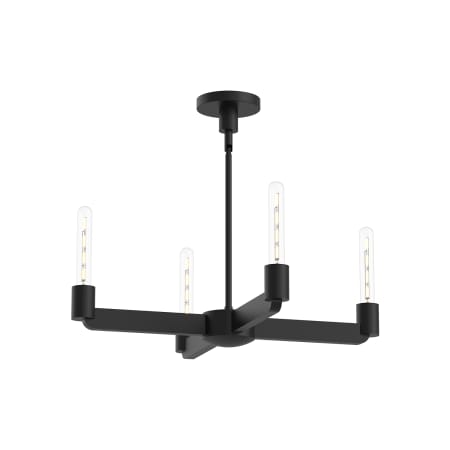 A large image of the Alora Lighting CH607225 Matte Black