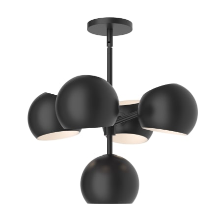 A large image of the Alora Lighting CH648518 Matte Black