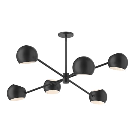 A large image of the Alora Lighting CH648637 Matte Black