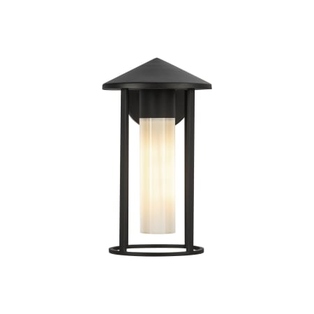 A large image of the Alora Lighting EW526312 Black / Glossy Opal Glass