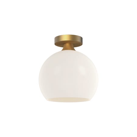 A large image of the Alora Lighting FM506210OP Aged Gold