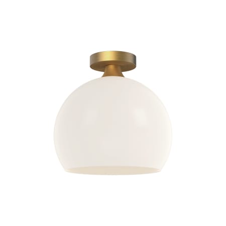 A large image of the Alora Lighting FM506312OP Aged Gold