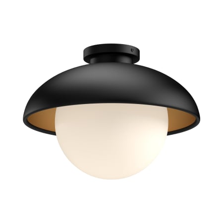 A large image of the Alora Lighting FM522012OP Matte Black