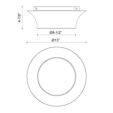 A large image of the Alora Lighting FM523013 Alternate Image