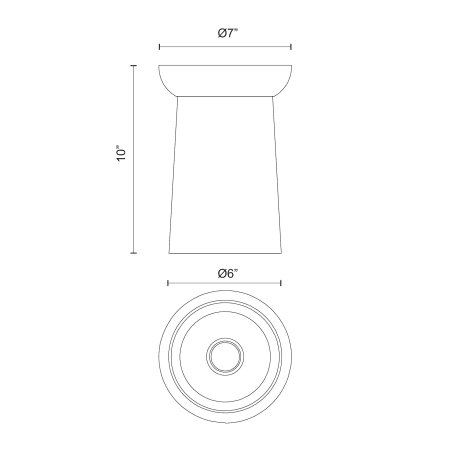 A large image of the Alora Lighting FM542007 Alternate Image