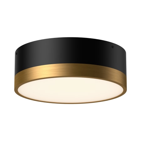 A large image of the Alora Lighting FM556212 Aged Gold / Matte Black