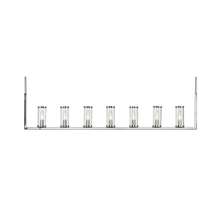 A large image of the Alora Lighting LP309007CG Polished Nickel