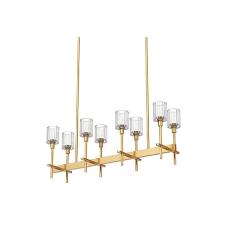 A large image of the Alora Lighting LP314308RC Vintage Brass