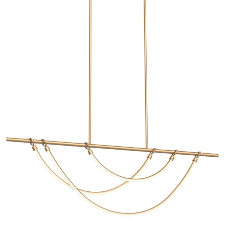 A large image of the Alora Lighting LP317448 Vintage Brass