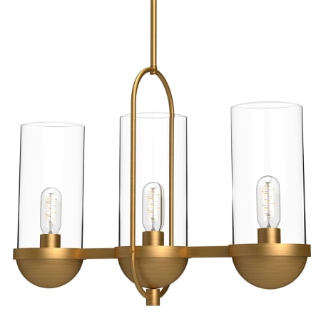 A large image of the Alora Lighting LP539024CL Aged Gold