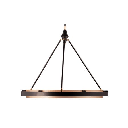 A large image of the Alora Lighting PD302732GS Classic Black / Gold Shimmer