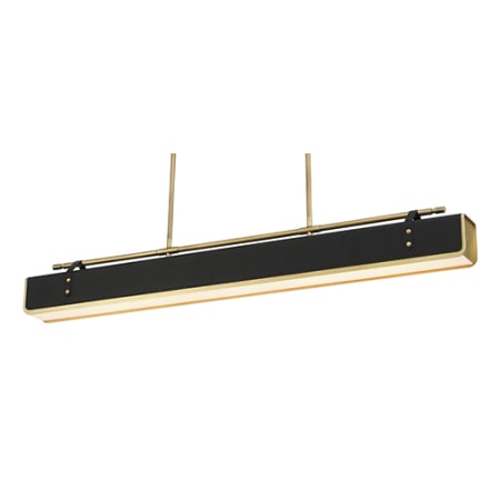 A large image of the Alora Lighting PD307960L Vintage Brass / Tuxedo