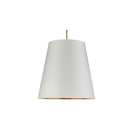 A large image of the Alora Lighting PD311025B Vintage Brass / White / Gold