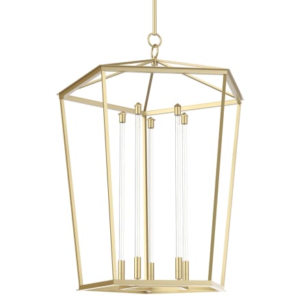 A large image of the Alora Lighting PD317129 Natural Brass