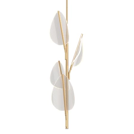 A large image of the Alora Lighting PD321104 Natural Brass