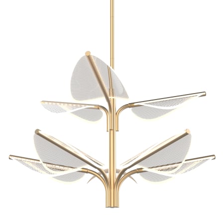 A large image of the Alora Lighting PD321132 Natural Brass