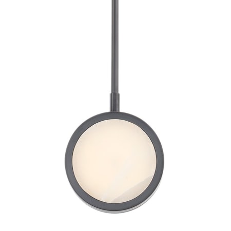 A large image of the Alora Lighting PD325106AR Urban Bronze / Alabaster