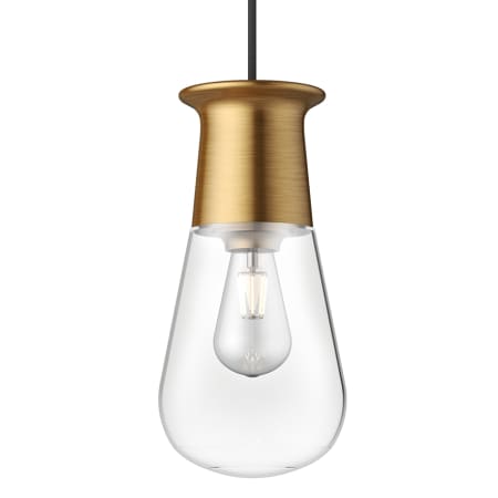 A large image of the Alora Lighting PD361006 Vintage Brass