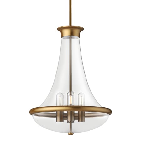 A large image of the Alora Lighting PD361018 Vintage Brass