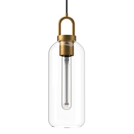 A large image of the Alora Lighting PD401505CL Aged Gold