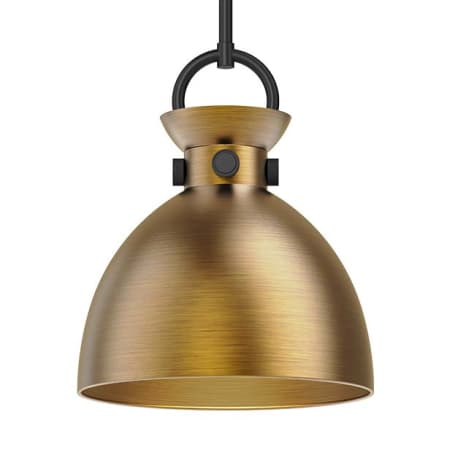 A large image of the Alora Lighting PD411311 Matte Black / Aged Gold
