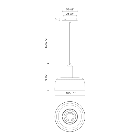 A large image of the Alora Lighting PD427710 Alternate Image