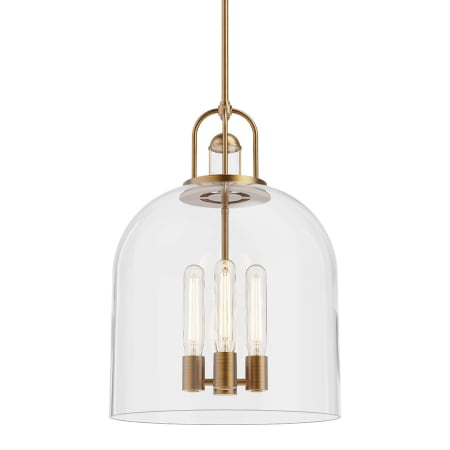 A large image of the Alora Lighting PD461104 Aged Gold