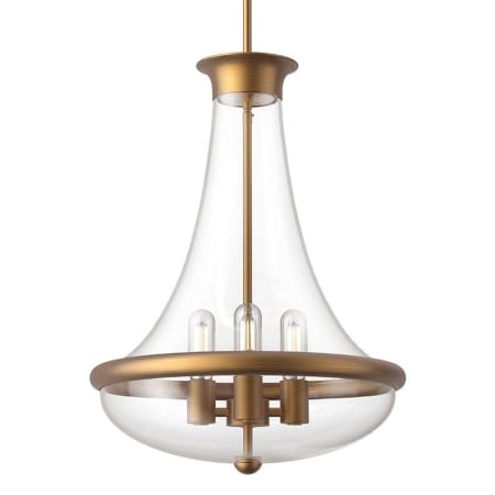 A large image of the Alora Lighting PD464018 Aged Gold