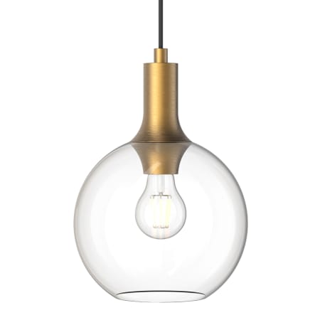 A large image of the Alora Lighting PD506108CL Aged Gold