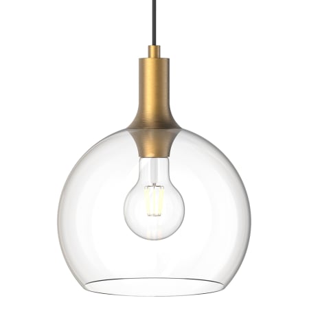 A large image of the Alora Lighting PD506210CL Aged Gold