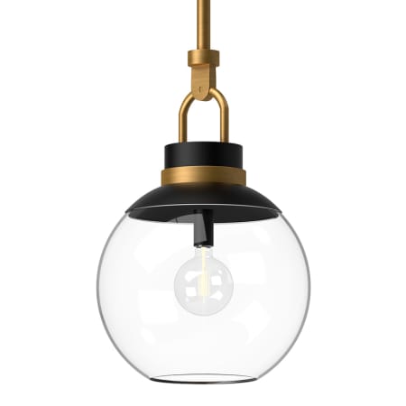 A large image of the Alora Lighting PD520512CL Aged Gold