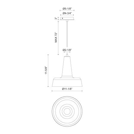 A large image of the Alora Lighting PD527811 Alternate Image