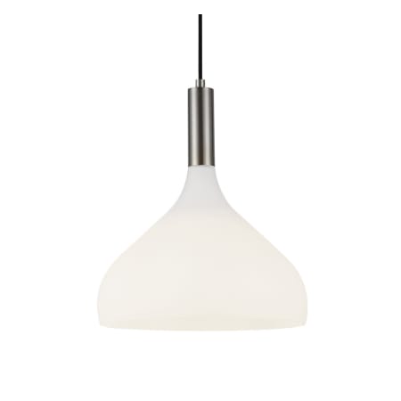 A large image of the Alora Lighting PD532312 Brushed Nickel / Opal Glass