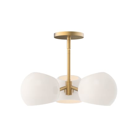 A large image of the Alora Lighting PD548315OP Brushed Gold