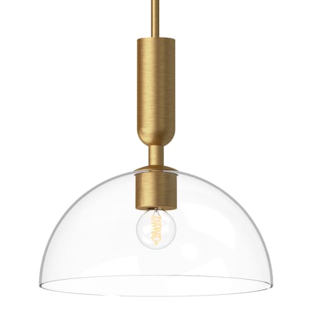 A large image of the Alora Lighting PD563012CL Brushed Gold