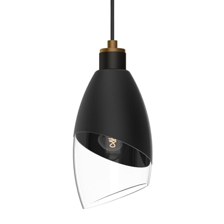 A large image of the Alora Lighting PD587105CL Matte Black