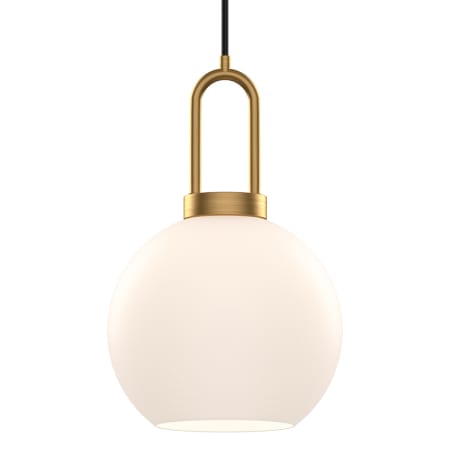 A large image of the Alora Lighting PD601608OP Aged Gold