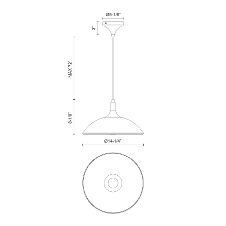 A large image of the Alora Lighting PD627914 Alternate Image