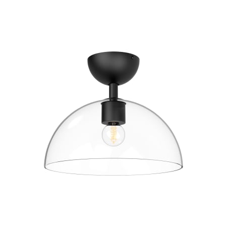 A large image of the Alora Lighting SF563012CL Matte Black