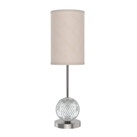 A large image of the Alora Lighting TL321201 Polished Nickel / White Linen