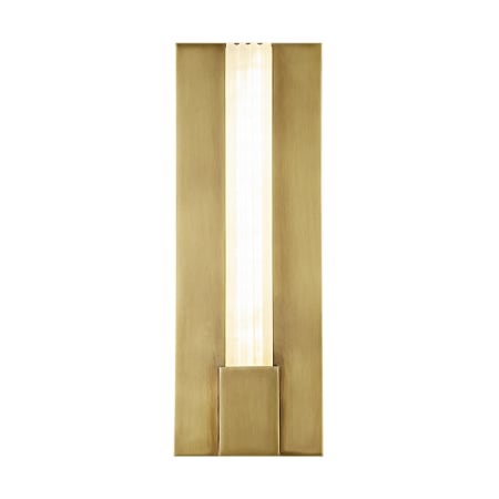 A large image of the Alora Lighting WV322114AR Vintage Brass / Alabaster