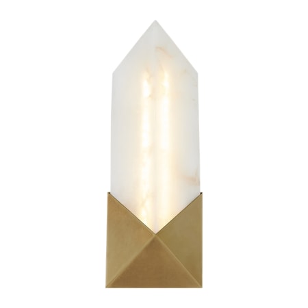 A large image of the Alora Lighting WV323112AR Vintage Brass / Alabaster