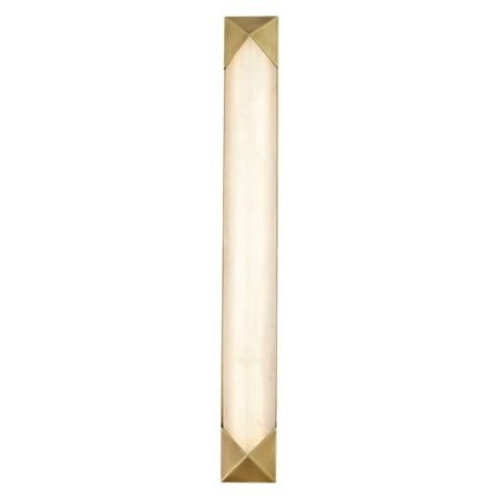 A large image of the Alora Lighting WV323225AR Vintage Brass / Alabaster